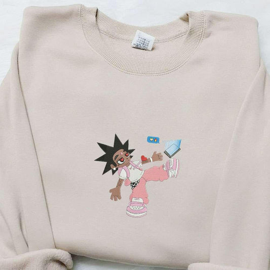 Lil Uzi Chibi Embroidered Shirt Celebrity Embroidered Hoodie Best Gifts For Family