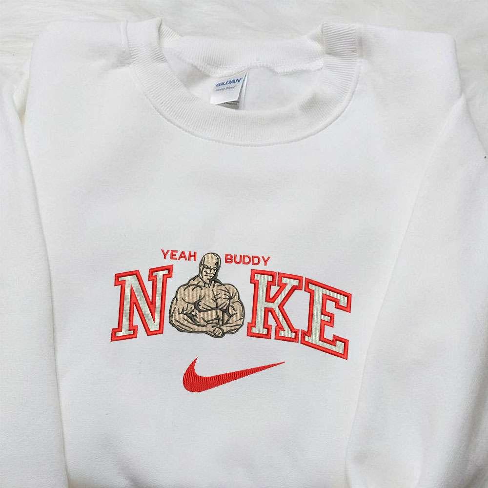 Ronnie Coleman x Nike Embroidered Sweatshirt Celebrity Embroidered Shirt Custom Embroidered T shirt