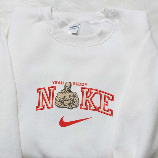 Ronnie Coleman x Nike Embroidered Sweatshirt Celebrity Embroidered Shirt Custom Embroidered T shirt