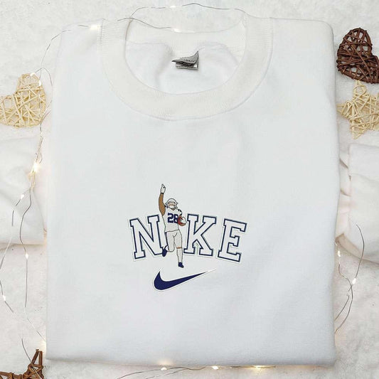 Jonathan Taylor x Nike Embroidered Shirt NFL Sports Embroidered Hoodie Celebrity Embroidered Shirt