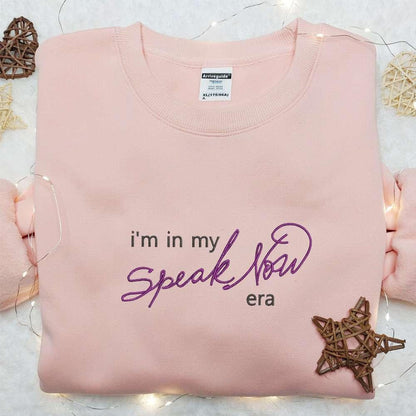 Im In My Speak Now Embroidered Shirt Celebrity Embroidered Hoodie Best Music Gift For Fans