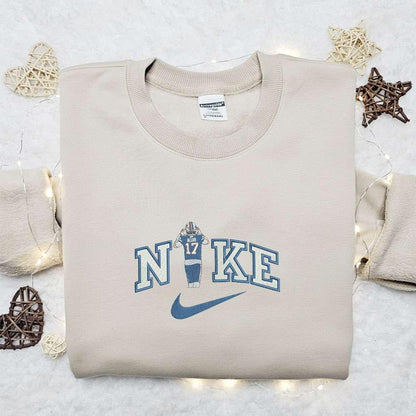 Josh Allen x Nike Embroidered Shirt NFL Sports Embroidered Hoodie Best Fandom Gift Idea