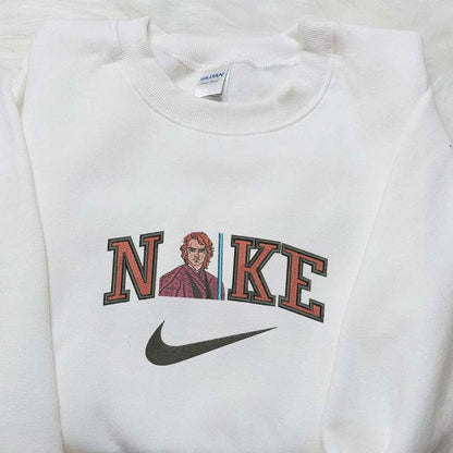 Anakin Skywalker x Nike Movie Embroidered Shirt Star Wars Embroidered Shirt Custom Nike Embroidered Shirt