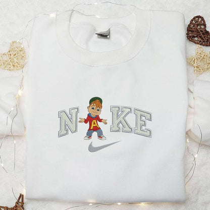 Alvin Chipmunk Movie Embroidered Shirt Best GIft For Fans
