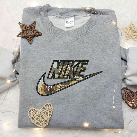 Sun Wukong x Nike Embroidered Sweatshirt Money King Embroidered Shirt Nike Inspired Embroidered S