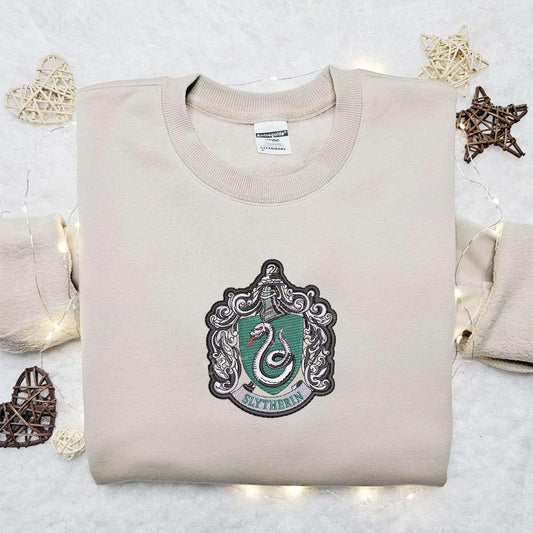 Slytherin Harry Potter Movie Embroidered Shirt Best GIft For Fans