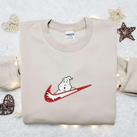 Sand Nike Swoosh Casa Fantasma Embroidery Design Best GIft For Fans