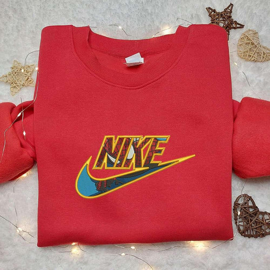Spider Man x Nike Embroidered Sweatshirt Nike Inspired Embroidered Shirt Best Gifts for Family 1
