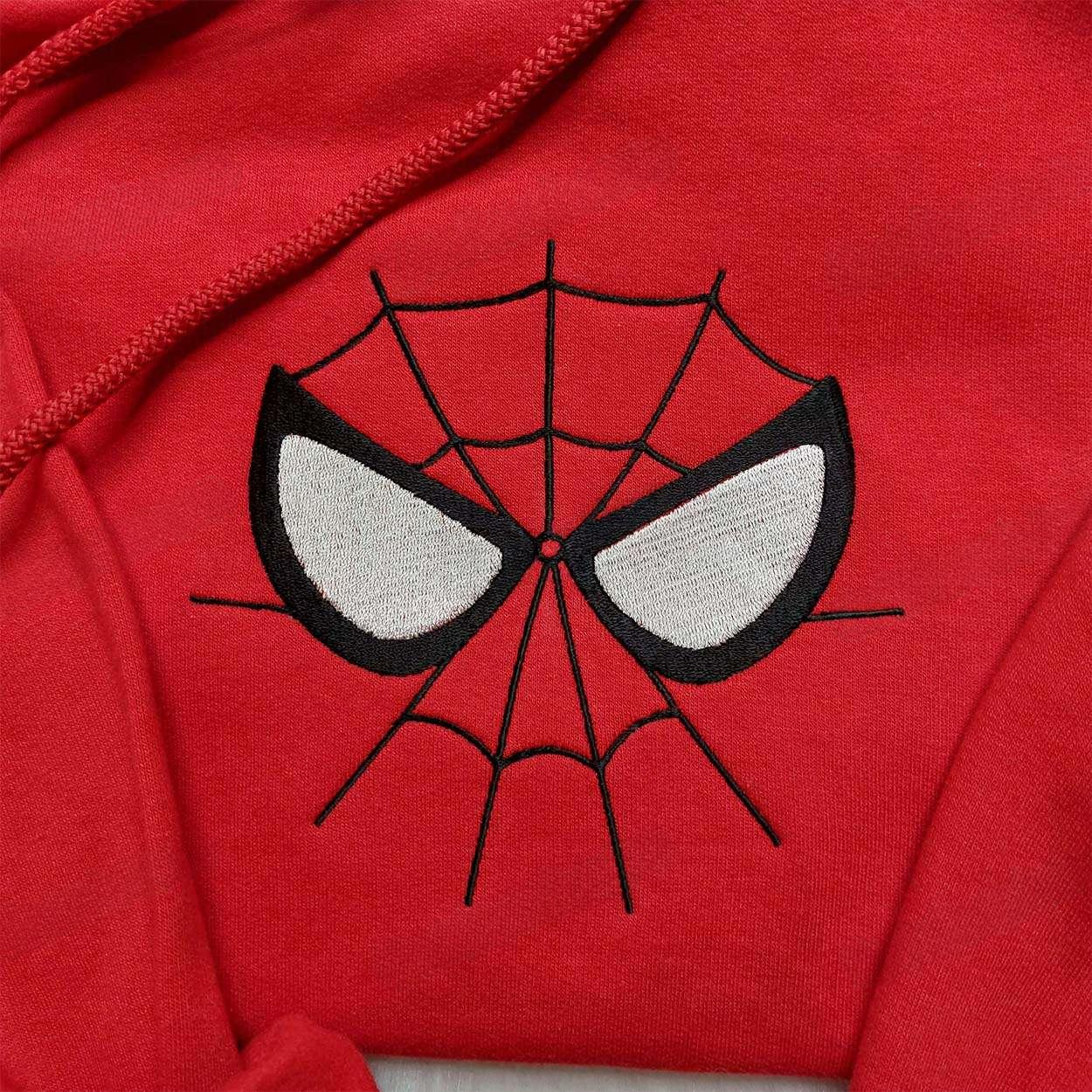 Spiderman Embroidered Shirt Marvel Embroidered Shirt Movie Embroidered Shirt