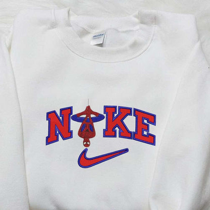 Spider Man x Nike Embroidered Sweatshirt Nike Inspired Embroidered Shirt Best Gifts for Family 1