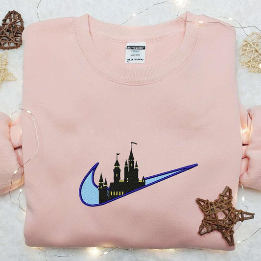 Hogwarts x Swoosh Embroidered Sweatshirt Harry Potter Movie Embroidered Shirt The Best Gift