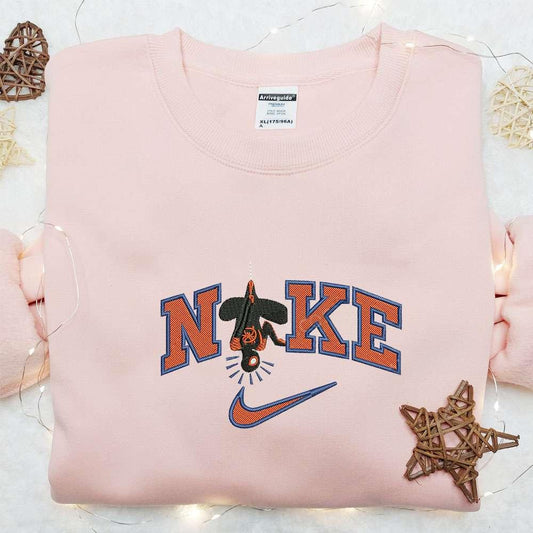 Nike x Black Spider Man Hang Embroidered Hoodie Marvel Movie Embroidered Hoodie Custom Nike Embroidered Hoodie
