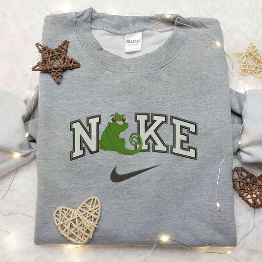 Chameleon x Nike Embroidered Shirt Animal Embroidered Shirt Custom Nike Embroidered Shirt