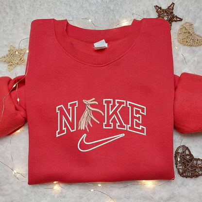Decapodiformes x Nike Embroidered Sweatshirt Animal Embroidered Sweatshirt Nike Inspired Embroidered Shirt