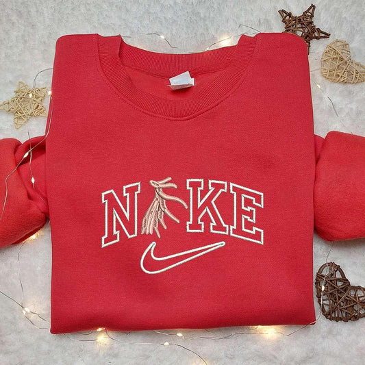 Decapodiformes x Nike Embroidered Sweatshirt Animal Embroidered Sweatshirt Nike Inspired Embroidered Shirt
