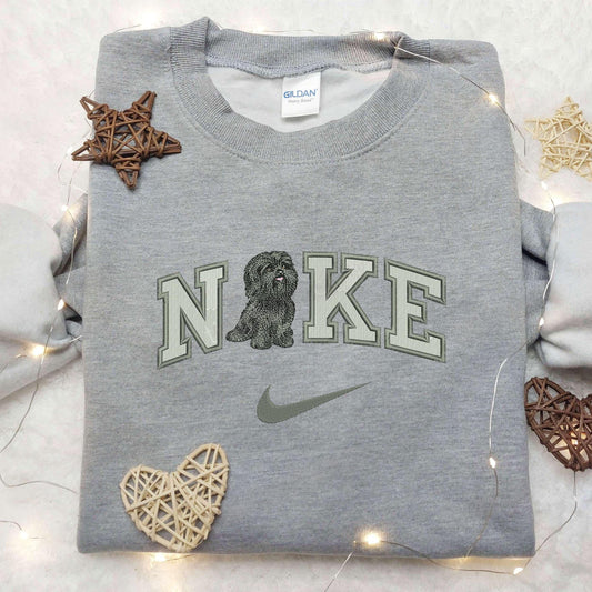 Baby Dog Nike Embroidered Shirt Nike Embroidered Shirt Animal Embroidered Shirt 3