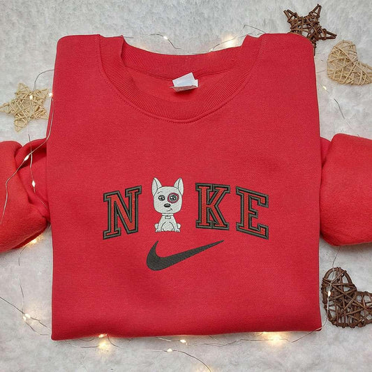 Doogie Dog x Nike Embroidered Shirt Animal Embroidered Shirt Custom Nike Embroidered Shirt