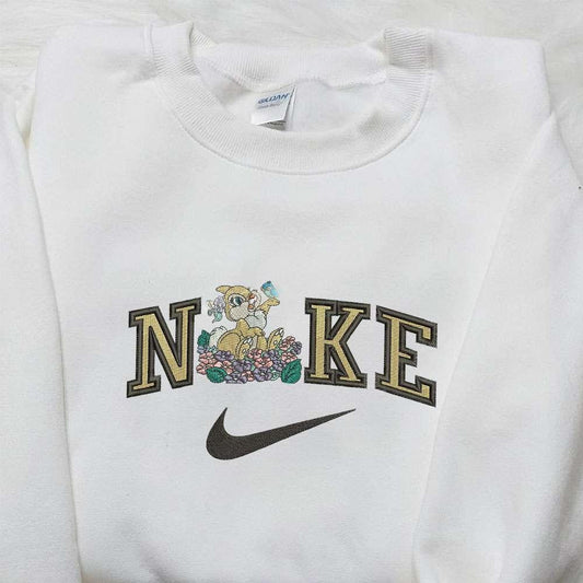 Nike x Miss Bunny Embroidered Shirt Disney Cartoon Embroidered Shirt Nike Inspired Embroidered Shirt