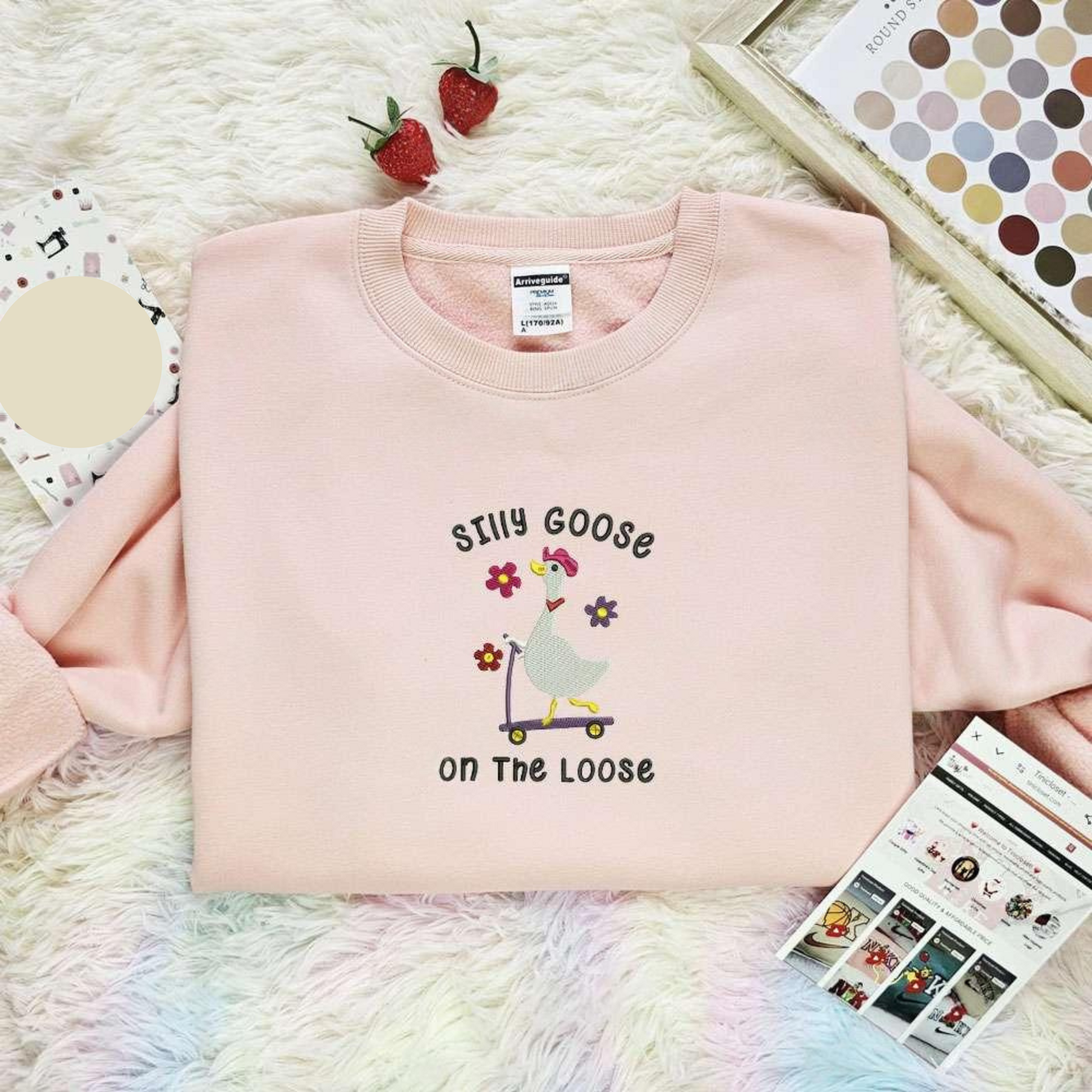 Silly Goose On The Loose Funny Embroidered Shirt, Inspired Famous Movie, Best Gift For Fans