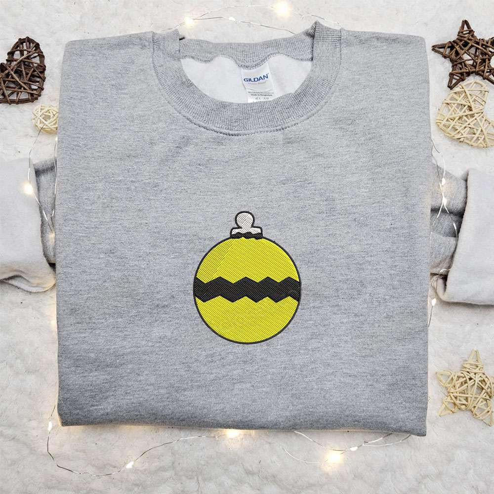 Christmas Ornament Embroidered Shirt Christmas Embroidered Hoodie Best Gifts For Family 1