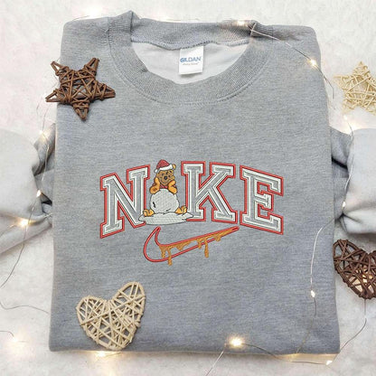 Winnie The Pooh x Nike Embroidered Sweatshirt Winnie The Pooh Disney Embroidered Sweatshirt Best Chistmas Gifts Ideas