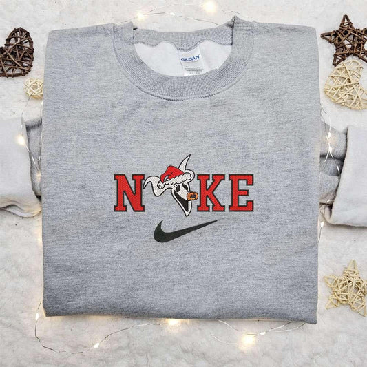 Zero Ghost Xmas Hat x Nike Christmas Embroidered Sweatshirt Movie Merry Christmas Embroidered Shirt Best Christmas Day Gift Ideas
