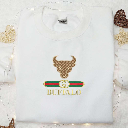 Buffalo Bulls x Gucci Embroidered Shirt NCAA Sports Embroidered Hoodie Best Gift Idea