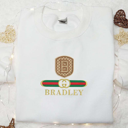Bradley Braves x Gucci Embroidered Shirt NCAA Sports Embroidered Hoodie Best Gift Idea