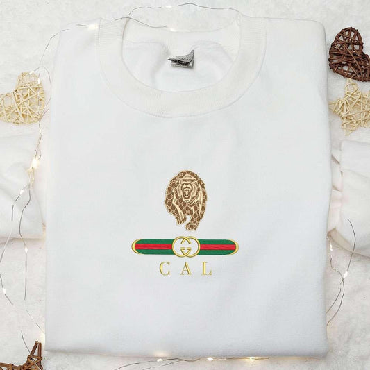 California Golden Bears x Gucci Embroidered Shirt NCAA Sports Embroidered Hoodie Best Gift Idea
