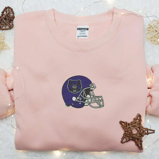 Central Arkansas Bears Helmet Embroidered Shirt NCAA Sports Embroidered Hoodie Best Gift Idea
