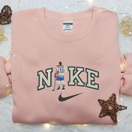 Ben Gallacher x Nike Embroidered Shirt NHL Sport Embroidered Shirt Custom Nike Embroidered Shirt