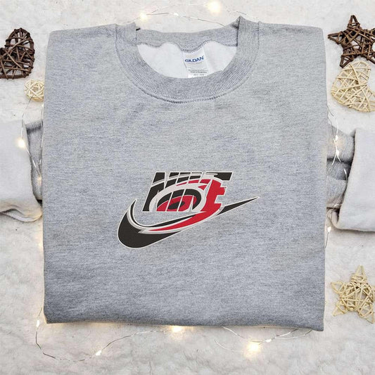 Carolina Hurricanes x Nike Embroidered Shirt NHL Sports Embroidered Hoodie Best Fandom Gift Ideas