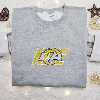 Los Angeles Rams x Nike Embroidered Shirt NFL Sports Embroidered Shirt Nike Inspired Embroidered Hoodie 1
