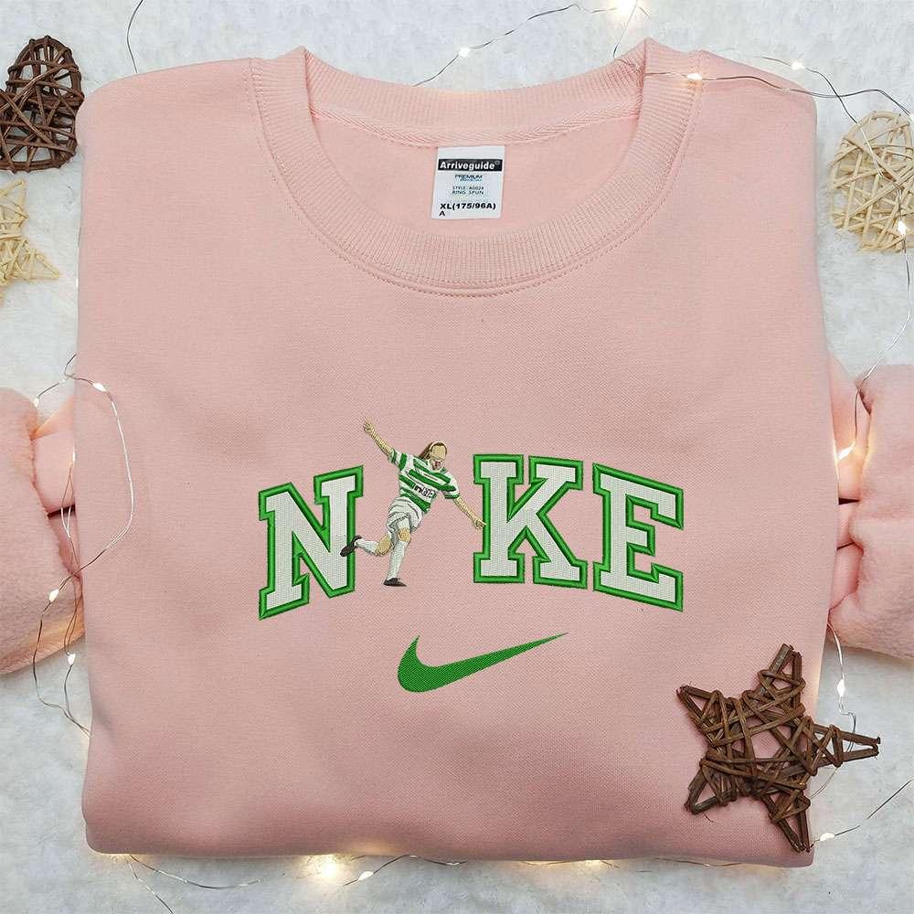 Nike x Henrik Larsson Embroidered Shirt The Celtics Football Club Embroidered Shirt Best Gifts for Football Fans