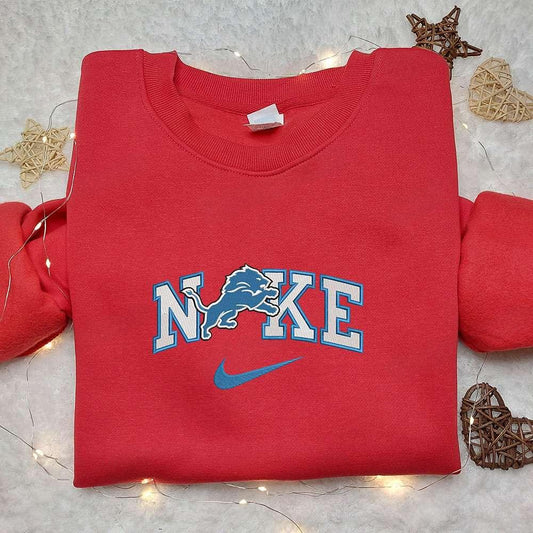 Nike x Detroit Lions Embroidered Sweatshirt NFL Embroired Shirt