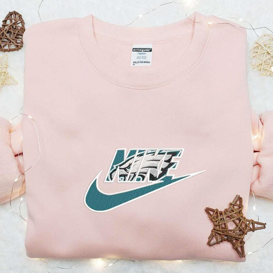 Nike x Philadelphia Eagles Embroidered T shirt NFL Sports Embroidered T shirt Nike Inspired Embroidered T shirt