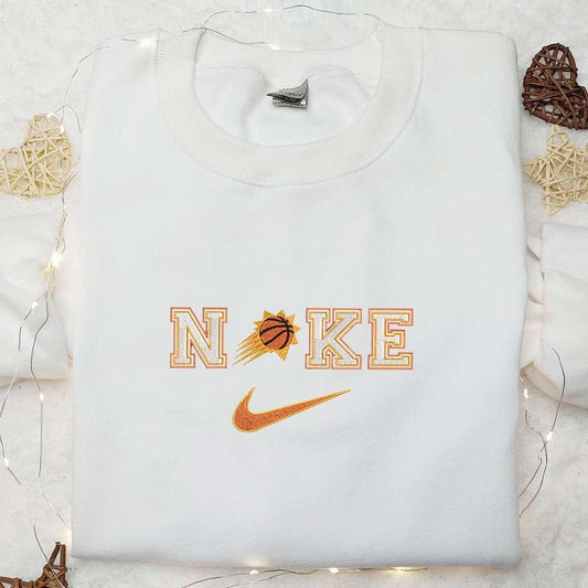 Nike x Phoenix Embroidered Shirt NBA Sports Embroidered Shirt Nike Inspired Embroidered Shirt