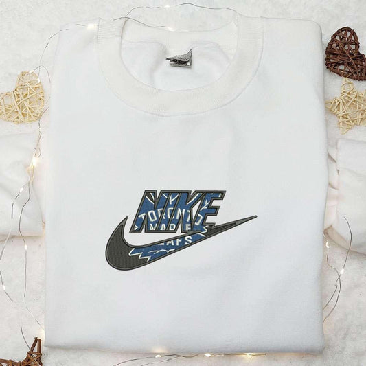 Nike x Toronto Maple Leafs Embroidered T shirt Sports Embroidered T shirt Nike Inspired Embroidered T shirt