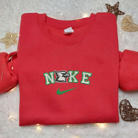 North Dakota Fighting Hawks x Nike Embroidered Shirt NCAA Sports Embroidered Hoodie Best Gift Idea