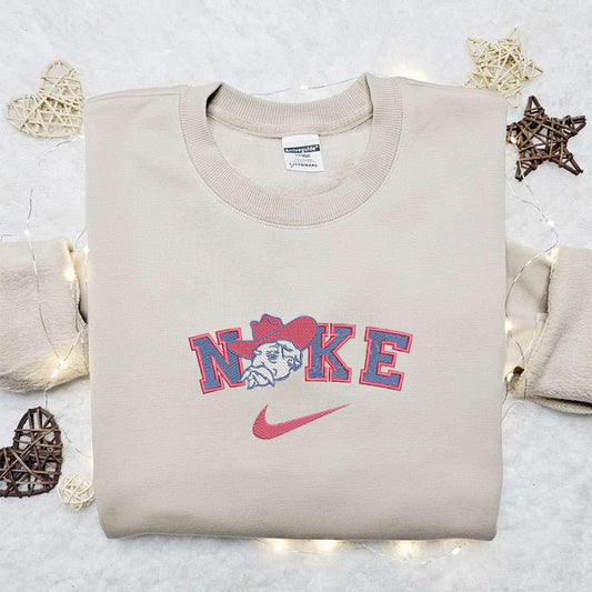 Ole Miss Rebels x Nike Embroidered Shirt NCAA Sports Embroidered Hoodie Best Gift Idea 1
