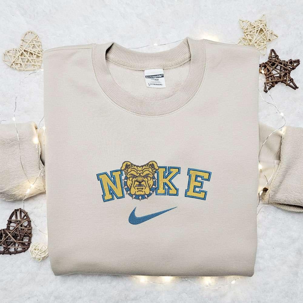 North Carolina AT Aggies x Nike Embroidered Shirt NCAA Sports Embroidered Hoodie Best Gift Idea