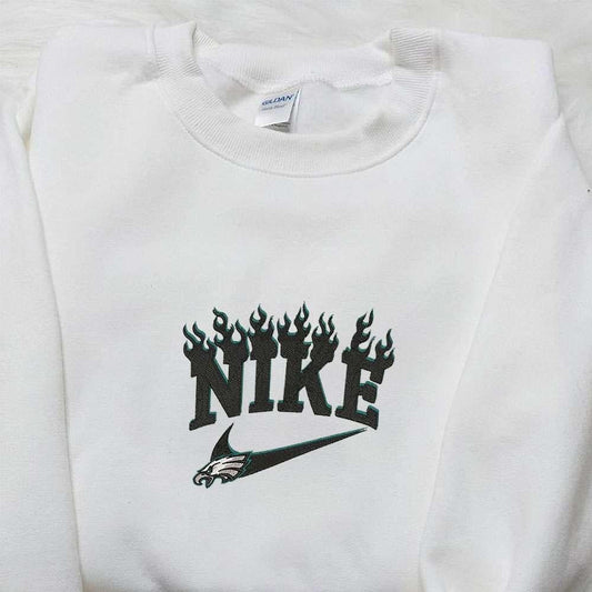 Philadelphia Eagles x Nike Embroidered Shirt NFL Sports Embroidered Hoodie Best Fandom Gifts