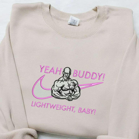 Ronnie Coleman x Swoosh Celebrity Embroidered Hoodie Nike Inspired Embroidered Shirt Best Gift Ideas for Family