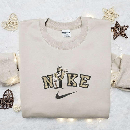 Purdue Boilermakers x Nike Embroidered Shirt NCAA Sports Embroidered Hoodie Best Gift Idea
