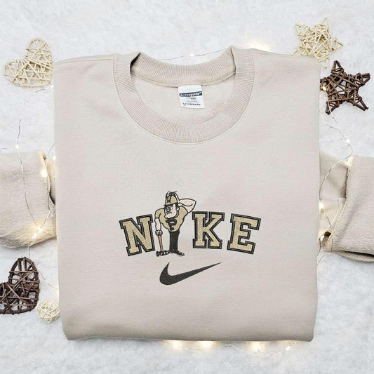 Purdue Boilermakers x Nike Embroidered Shirt NCAA Sports Embroidered Hoodie Best Gift Idea