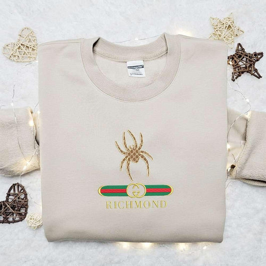 Richmond Spiders x Gucci Embroidered Shirt NCAA Sports Embroidered Hoodie Best Gift Idea