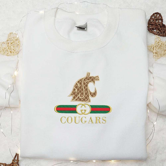 Washington State Cougars x Gucci Embroidered Shirt NCAA Sports Embroidered Hoodie Best Gift Idea
