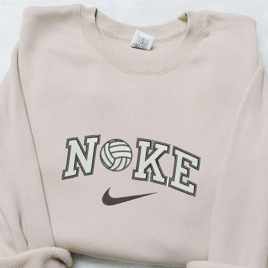 Volleyball x Nike Sport Embroidered Shirt Nike Inspired Embroidered Shirt Best Gifts for Family