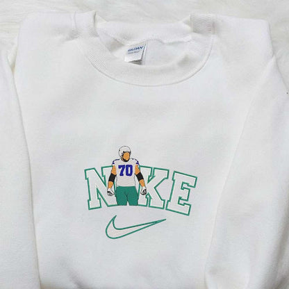Zach Martin x Nike Embroidered Shirt NFL Sports Embroidered Hoodie Best Fandom Gift Ideas