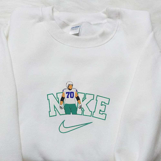 Zach Martin x Nike Embroidered Shirt NFL Sports Embroidered Hoodie Best Fandom Gift Ideas